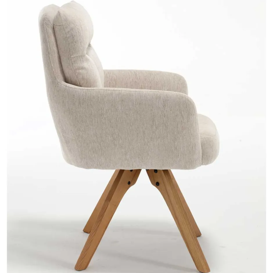 Armlehnenstuhl mit Federkern - Elliot (2er Set)^Wohnen Outlet