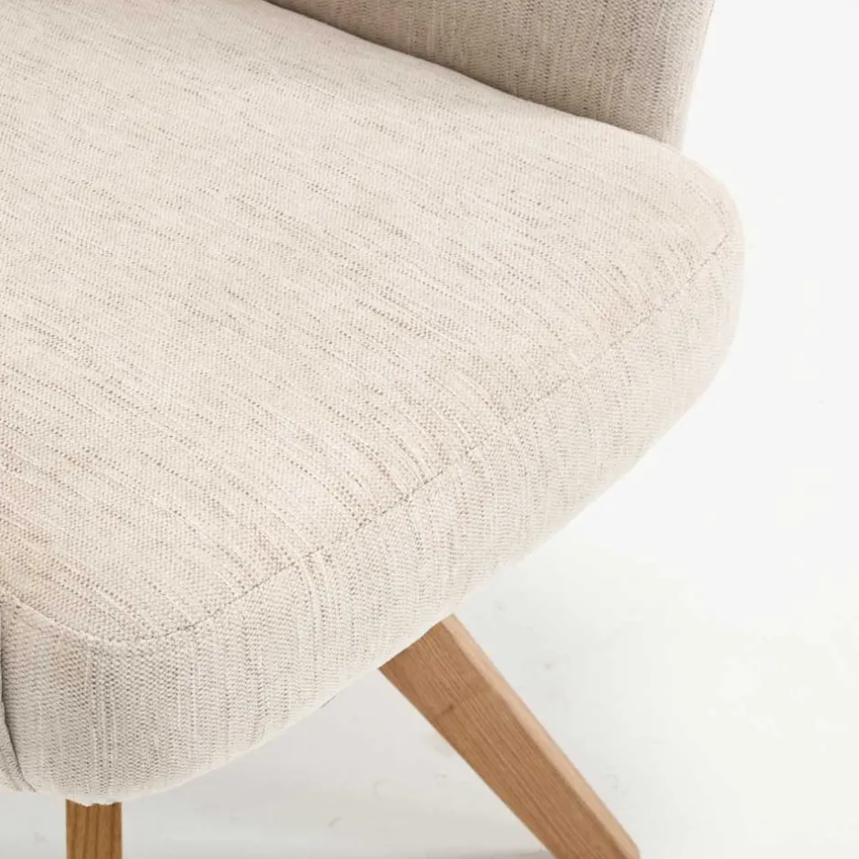 Armlehnenstuhl mit Federkern - Elliot (2er Set)^Wohnen Outlet