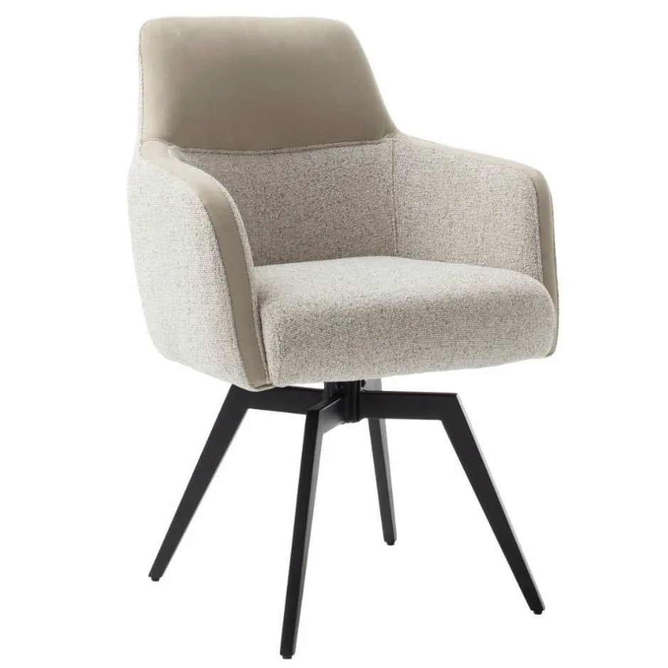 Wohnen Armlehnenstuhl mit Taschenfederkern - Emrucon (2er Set)