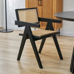 Armlehnenstuhl mit Wiener Geflecht - Jack^Wohnen Online