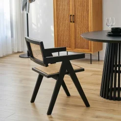 Armlehnenstuhl mit Wiener Geflecht - Jack^Wohnen Online