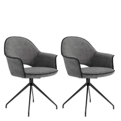 Armlehnenstuhl um 180 Grad drehbar - Watenora (2er Set)^Wohnen