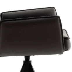 Wohnen Armlehnen-Tresenstühle aus Echtleder - Delamaro (2er Set)