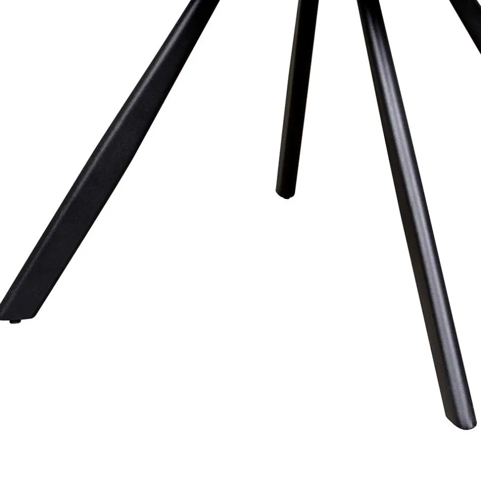 Wohnen Armlehner Polsterstuhl in Creme Samt - Pape