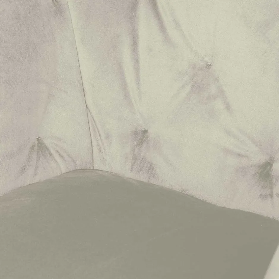 Wohnen Armlehner Polsterstuhl in Creme Samt - Pape