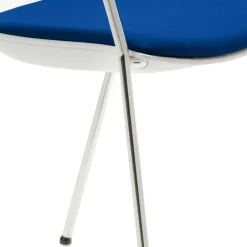 Wohnen Armlehner Schalenstuhl in Weiß & Blau - Dreamin