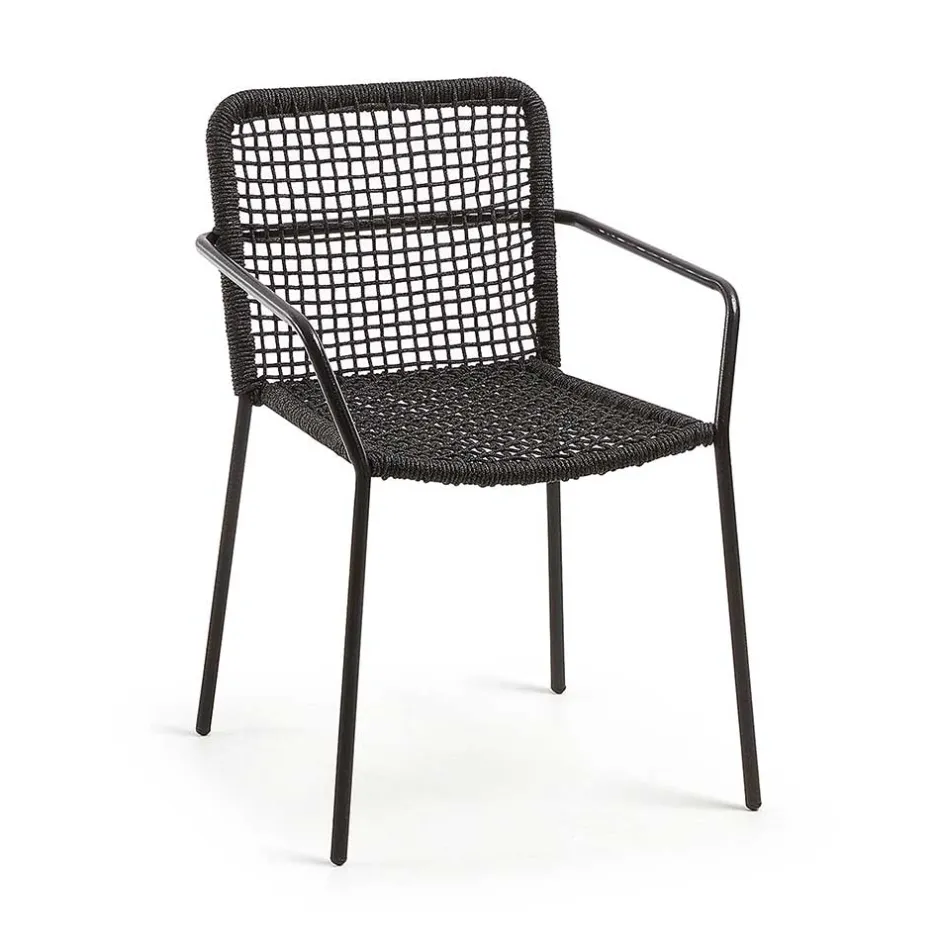 Armlehnstuhl aus Kordel Geflecht - Osbry (4er Set)^Wohnen Sale