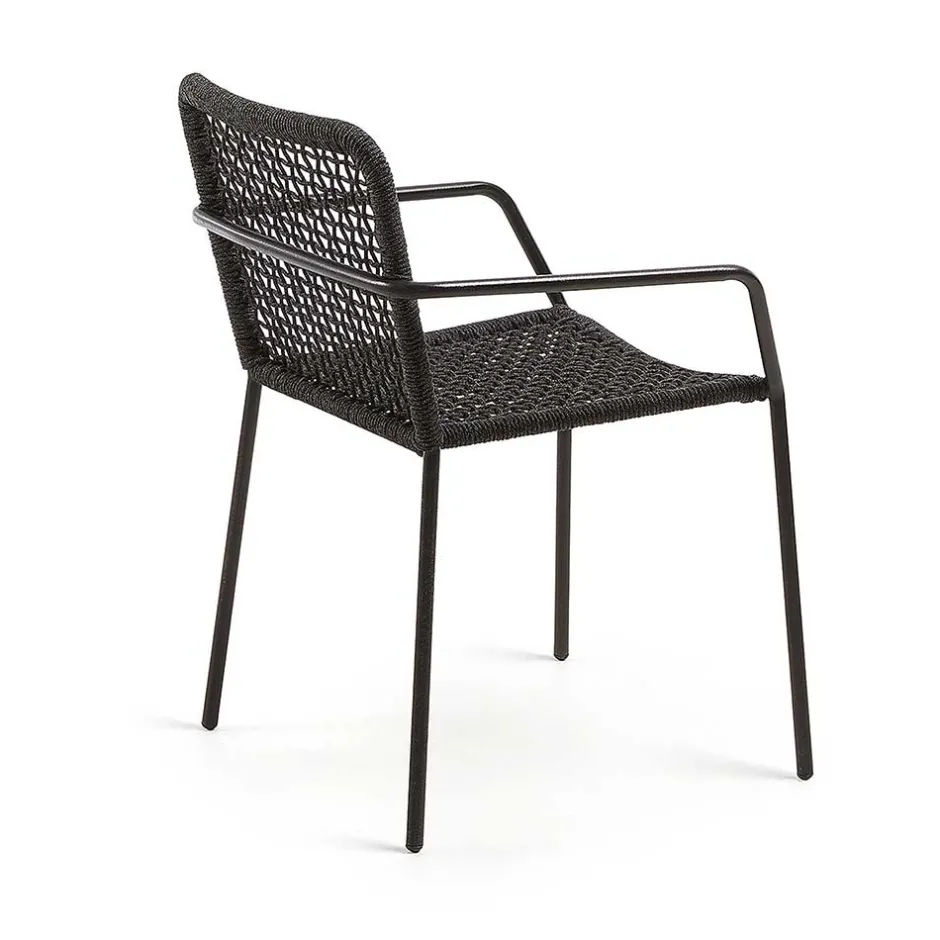 Armlehnstuhl aus Kordel Geflecht - Osbry (4er Set)^Wohnen Sale