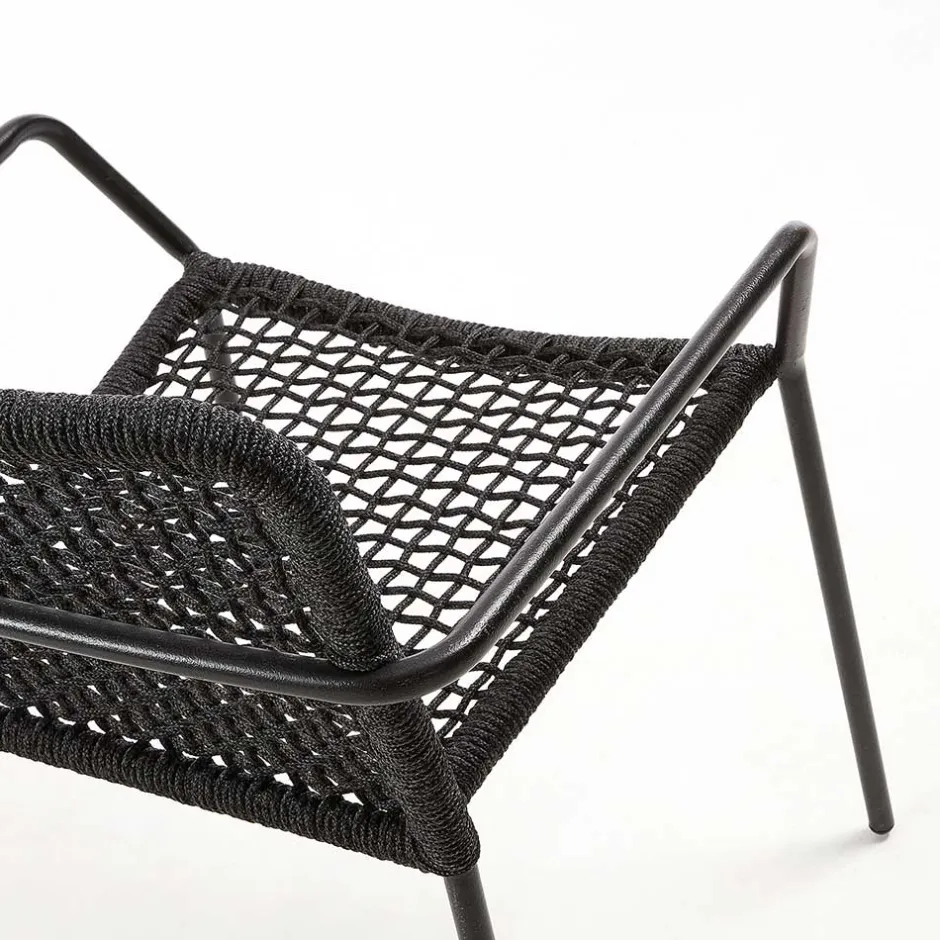 Armlehnstuhl aus Kordel Geflecht - Osbry (4er Set)^Wohnen Sale