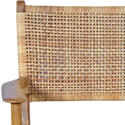 Wohnen Armlehnstuhl aus Rattangeflecht & Teakholz - Casserra