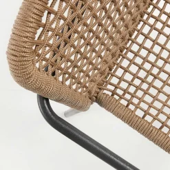 Wohnen Armlehnstuhl in Beige & Schwarz - Locoro (4er Set)