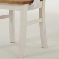 Wohnen Armlehnstuhl Lugon aus Massivholz Kiefer (2er Set)