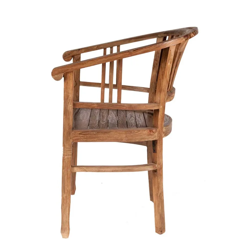 Wohnen Armlehnstuhl Mangato aus Teak Recyclingholz