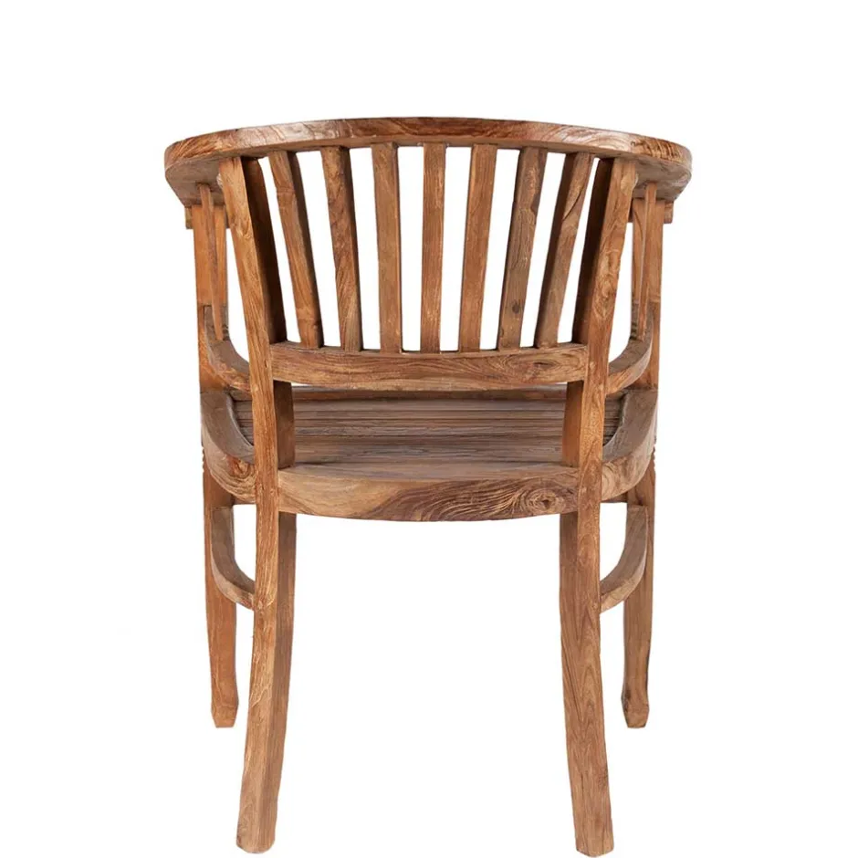 Wohnen Armlehnstuhl Mangato aus Teak Recyclingholz