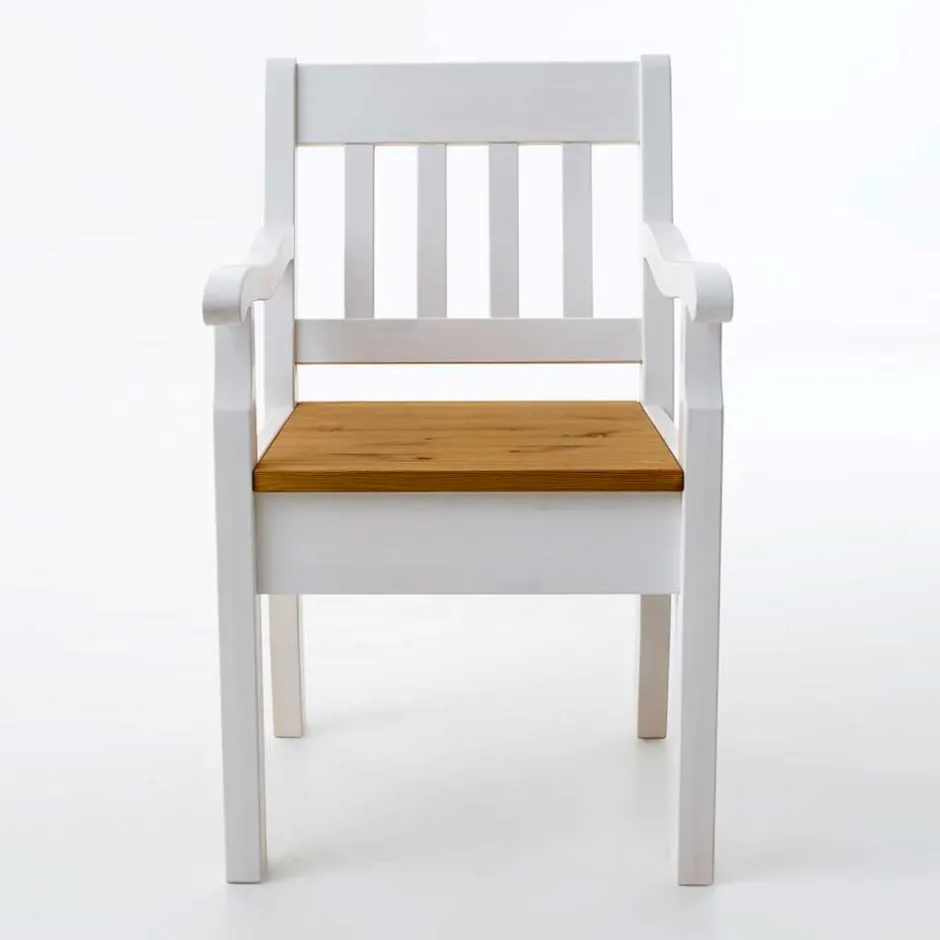 Armlehnstuhl Molzau in Weiß^Wohnen Discount