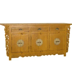 Asia Style Sideboard in Ocker Gelb - Nelu^Wohnen Best