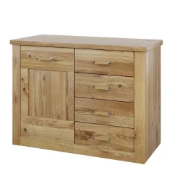 Wohnen Asteiche Kommode teilmassiv - Zamron