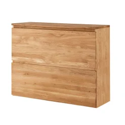 Asteiche Schuhschrank für die Wandmontage - Sotunes^Wohnen Sale