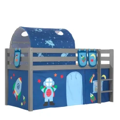 Astronaut Weltraum Hochbett in Grau - Fiorentina^Wohnen Online