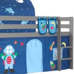 Astronaut Weltraum Hochbett in Grau - Fiorentina^Wohnen Online