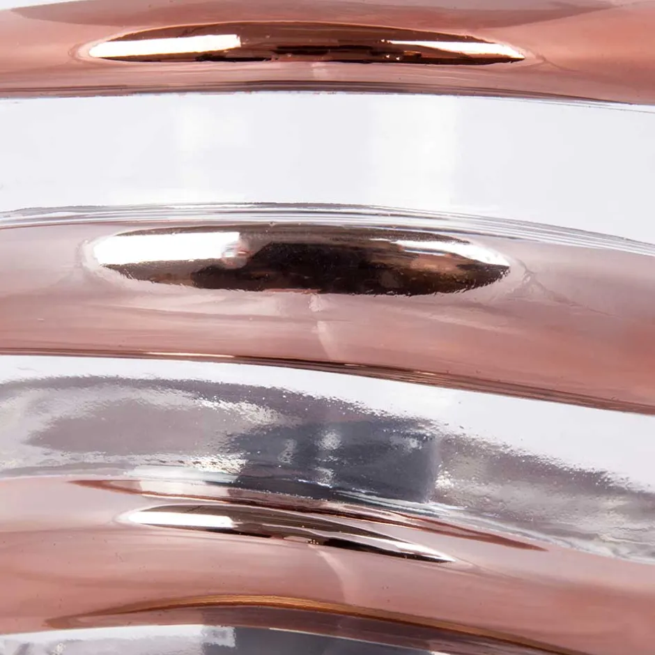 Ausgefallene Tischlampe aus Metall & Glas - Anyel^Wohnen Discount