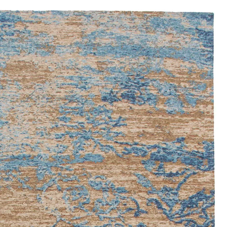 Ausgefallener Teppich in Blau und Beige - Cosenza^Wohnen Online