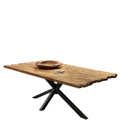 Ausgefallener Tisch aus Teak Recyclingholz rustikal - Kyras^Wohnen Best