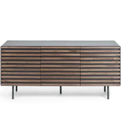 Ausgefallenes Sideboard Trupea mit Streifen Front^Wohnen Discount