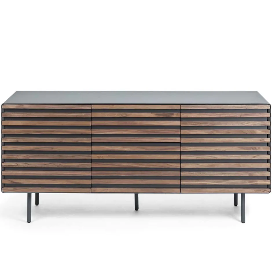 Ausgefallenes Sideboard Trupea mit Streifen Front^Wohnen Discount