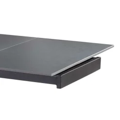 Ausziehbarer Esstisch in Dunkelgrau Keramik - Filios^Wohnen Best