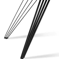 Ausziehbarer Esstisch in Dunkelgrau Keramik - Filios^Wohnen Best