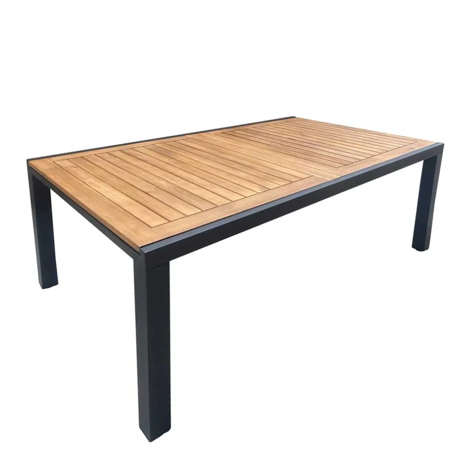 Ausziehbarer Terrassentisch in Akazie - Grodasso^Wohnen