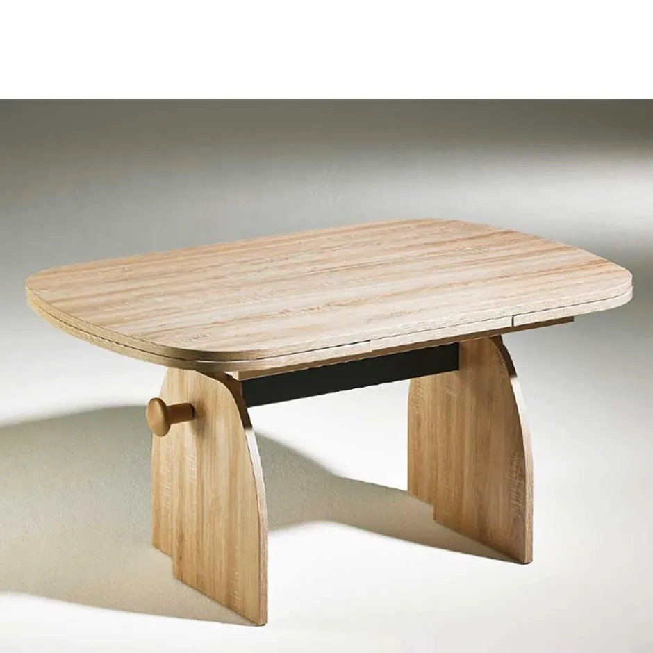 Wohnen Ausziehbarer Wohnzimmertisch höhenverstellbar - Humitas