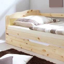 Wohnen Ausziehbett Tropinica aus Kiefer Massivholz