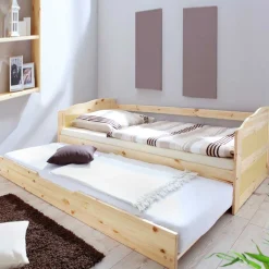 Wohnen Ausziehbett Tropinica aus Kiefer Massivholz