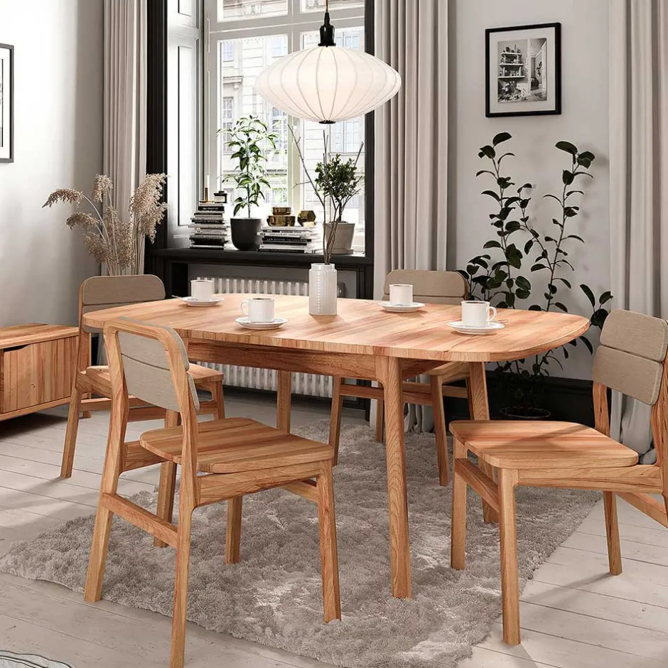 Wohnen Ausziehtisch aus Kernbuche Massivholz - Lana