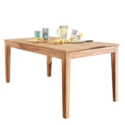 Wohnen Ausziehtisch aus massiver Wildeiche geölt - Flo