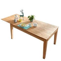 Wohnen Ausziehtisch aus massiver Wildeiche geölt - Flo