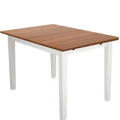 Wohnen Ausziehtisch in Weiß und Honig - Kinsale