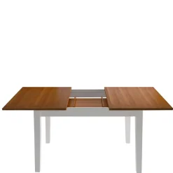 Wohnen Ausziehtisch in Weiß und Honig - Kinsale