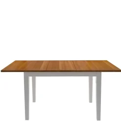 Wohnen Ausziehtisch in Weiß und Honig - Kinsale