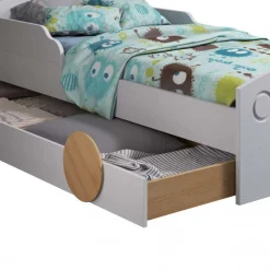 Autobett mit Bettkasten in Weiß und Kiefer - Vision^Wohnen Online