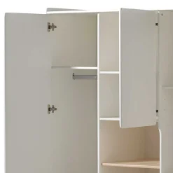 Kinder Wohnen Babybett & Wickelkommode & Kleiderschrank - Mauricia (dreiteilig)