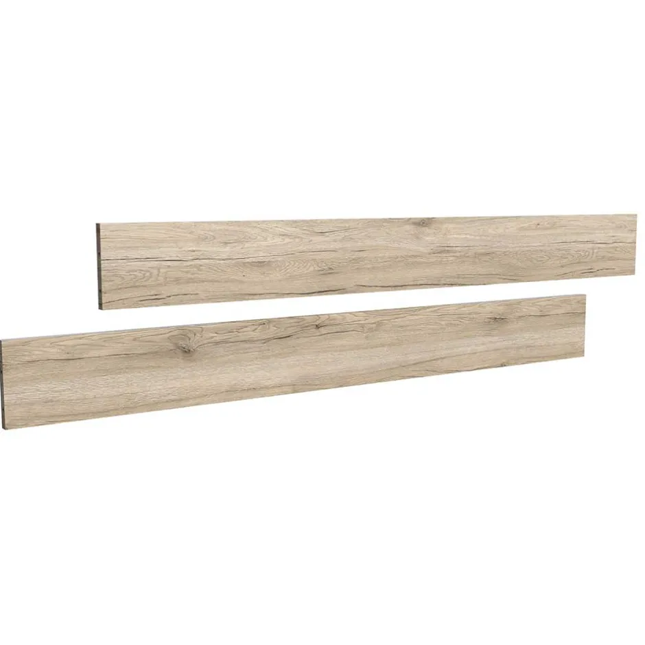 Kinder Wohnen Babybett in Eiche San Remo & Weiß - Folio