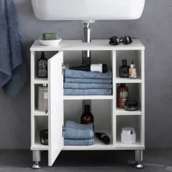 Wohnen Bad Becken Unterschrank mit 6 Fächern - Duffy