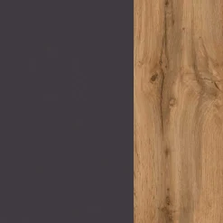 Wohnen Bad Hängeschrank in Baumkante Wildeiche Optik - Breznia