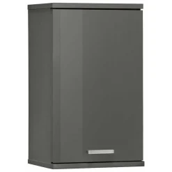 Bad Hängeschrank in Hochglanz Grau - Ulivia^Wohnen Sale