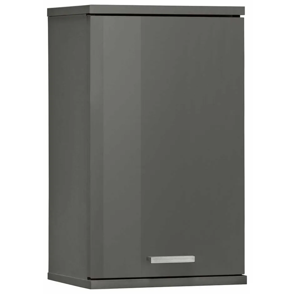 Bad Hängeschrank in Hochglanz Grau - Ulivia^Wohnen Sale