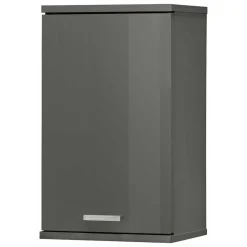 Bad Hängeschrank in Hochglanz Grau - Ulivia^Wohnen Sale