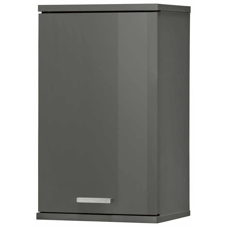 Bad Hängeschrank in Hochglanz Grau - Ulivia^Wohnen Sale